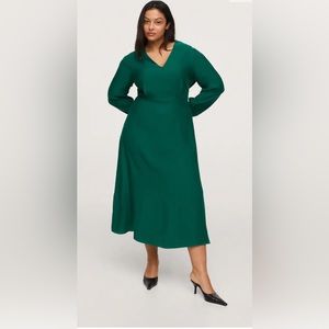 Mango Emerald Dress Brand New